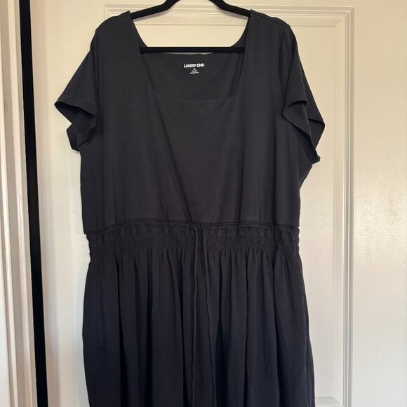 Lands' End Smocked Waist Dress - 2X - Picture 1 of 10